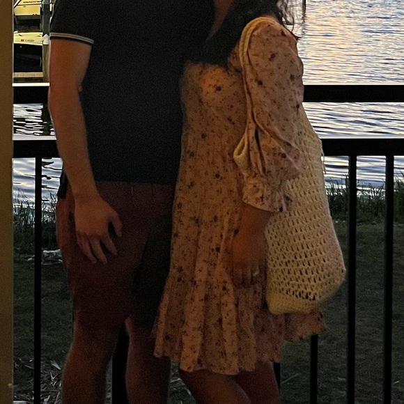 Madewell Lizzie Babydoll Dress in Fresh Sprigs - Picture 5 of 10